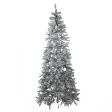 Silver Laser Artificial Christmas Tree - 2m