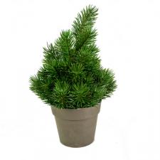 Green Artificial Tree In Pot - 25cm
