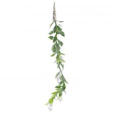 Green Frosted Leaf Hanging Decoration - Style 1