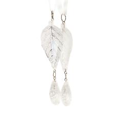 Pack Of 2 Acrylic Leaf Decorations - 10cm