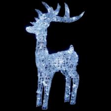 Acrylic 3D Reindeer With 160 White LED's - 115cm