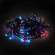 Premier 19.9m Length Of 200 Outdoor Battery Operated Multiaction Rainbow LED Fairy Lights With Timer Green Cable