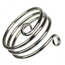 Silver Swirl Napkin Ring