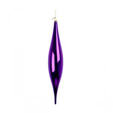 Purple Droplet Hanging Decoration - 33cm