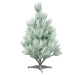 Green Frosted Cedar Table Top Tree - 58cm