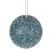 Pale Blue Beaded Bauble - 65mm