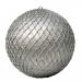 Silver Facetted Glitter Bauble - 180mm