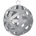 Silver Interlaced Metal Bauble - 100mm