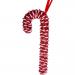 Red & White Candy Striped Hanging Decoration - 20cm Cane