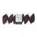 Pack Of 6 Royal Purple Shatterproof Glitter Pinecone Decorations - 4.5cm X 8cm
