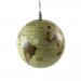 Ivory World Globe Hanging Decoration - 10cm