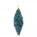 Blue & Green Glitter, Pearl & Sequin Hanging Drop Decoration
