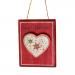 End Of Line Clearance Hanging Decorations - Red Christmas List Holder