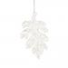 End Of Line Clearance Hanging Decorations - 10cm Clear Leaf