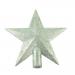 Sage Green Shatterproof Tree Top Glitter Star - 19cm