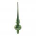 Christmas Tree Toppers - Sage Green Glass Tree Topper - 26cm x 6cm