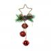 Red Jingle Bell And Star Door Hanger - 26cm