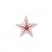 Pink Metal & Wire Glitter Display Star - 20cm