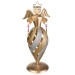 Glittered Gold/Silver Swirl Design Angel Ornament - 26cm
