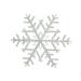 Iridescent Transparent Snowflake Hanger - 18cm