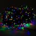 Premier 12.5m length of 500 Multi Coloured Treebrights Multi Action LED Fairy Lights On Green Cable With Timer