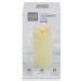 Battery Operated Cream Candle With Timer - 18cm x 9cm