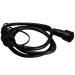 Light Creations 1 Metre Black  Indoor and Outdoor Extension Lead