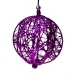 Decorative Pink Wire Mesh Hanging Ball - 13cm