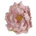 Decorative Blush Pink Fabric Flower With Beads On Clip - 16cm X 8cm