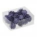 Purple Haze Glitter Pine Cones - 24 X 4.5cm