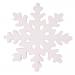 Glitter Display 8 Pointed Snowflake Decoration - 50cm