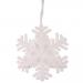 Glitter Display 6 Pointed Snowflake Decoration - 40cm
