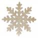 White & Gold Display Snowflake Decoration - 40cm