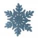 Pale Blue Glitter Finish Display Snowflake - 30cm