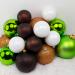 Bauble Pack - Lime Green Copper White Baubles